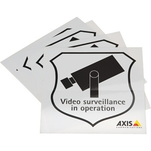 SURVEILLANCE STICKER ENG 50PCS