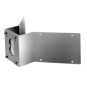 Pelco Corner adapter for IWM, or IWM24 wall mounts Supports up to 75 lbs