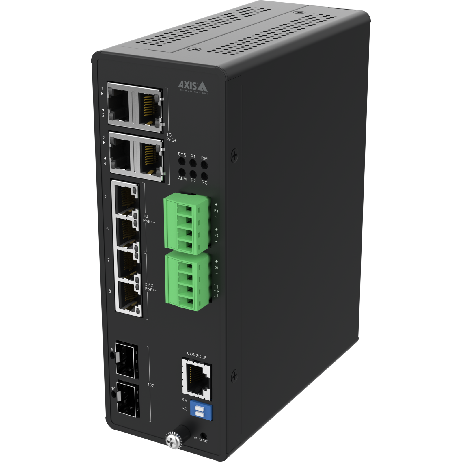 AXIS D8208-R INDUSTRIAL PoE++ SWITCH