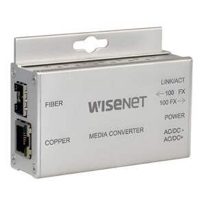 Hanwha TMC-FSFPPoE30M Mini 100M Media Converter (L)