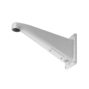 Pelco Wall mount Long Arm w/ integrated weatherproof transformer. White; 120 VAC in, 24