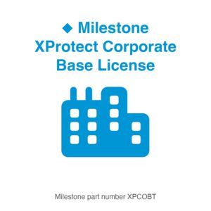 Milestone XProtect Corporate Base License, part number XPCOBT