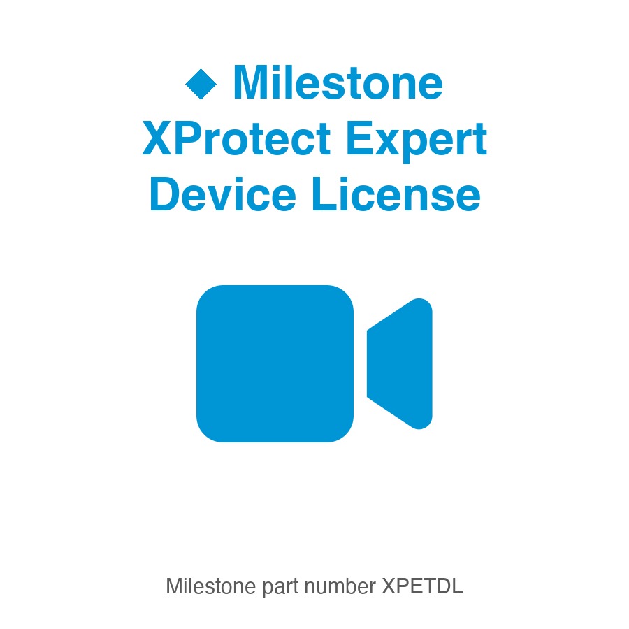 Milestone XProtect Expert Device License, part number XPETDL