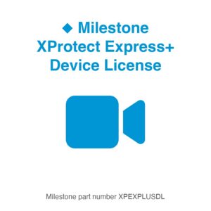 Milestone XProtect Express+ Device License, part number XPEXPLUSDL