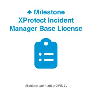 Milestone XProtect Incident Manager Base License, part number XPIMBL