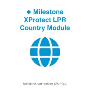 Milestone XProtect LPR Country Module, part number XPLPRLL
