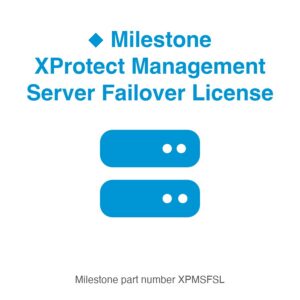 Milestone XProtect Management Server Failover Server License, part number XPMSFSL