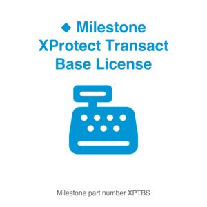 Milestone XProtect Transact Base License, part number XPTBS