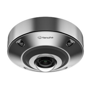 Hanwha XNF-A9014RS 12MP Stainless Steel IR Fisheye AI Camera, main view